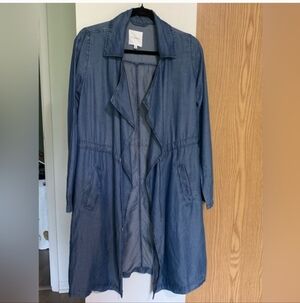 💜2 for $10💜 Bundle and save Tencel Blue Blazer Jacket